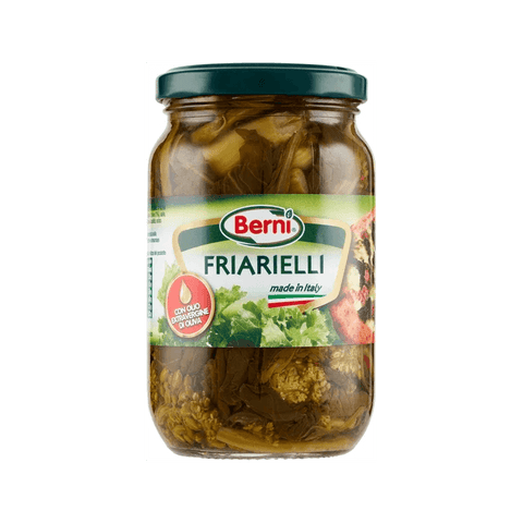 Berni Friarielli alla Napoletana 340 g, broccoletti in olio extravergine di oliva