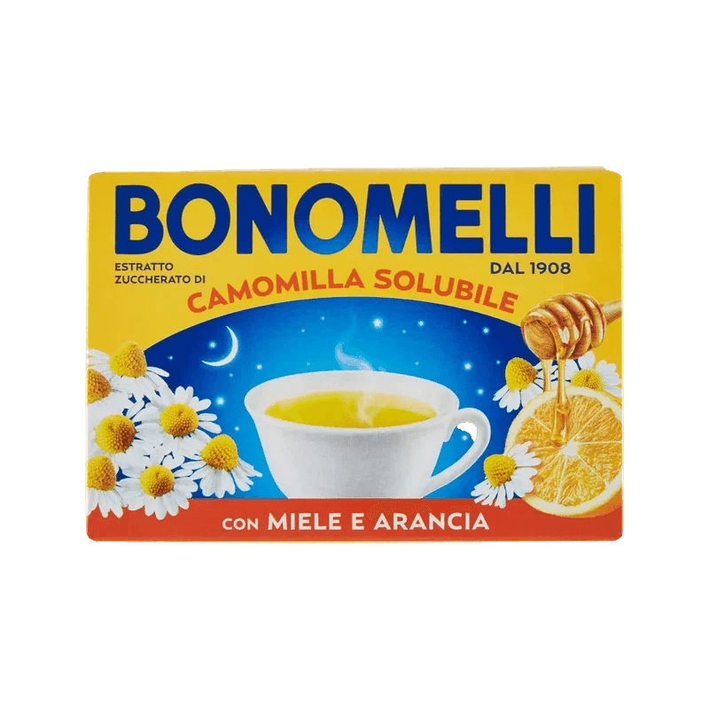 Bonomelli Camomilla Solubile met honing en sinaasappel 16 zakjes, gezoet kamille extract