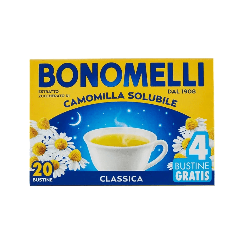 Bonomelli Camomilla Solubile Classica 20 zakjes, gezoet kamille extract