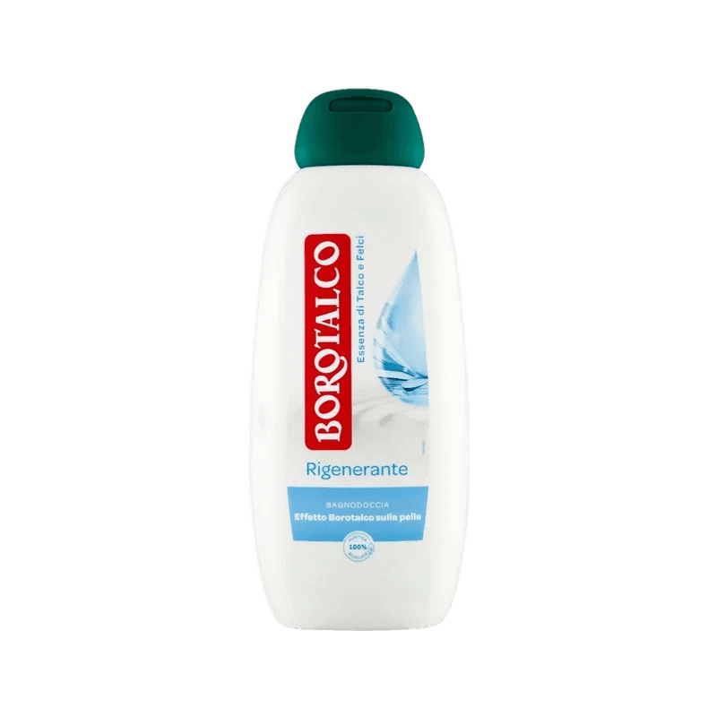 Borotalco Douchegel Regenererend 450 ml, energieke douchegel met talkgeur