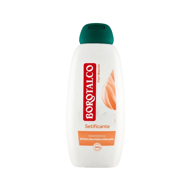 Borotalco Douchegel Zijdezacht 450 ml, romige douchegel voor een zachte huid