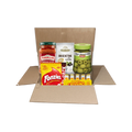 Borrelbox met Crodino, Fonzies en Italiaanse olijven in een doos van Spesa da Antonio