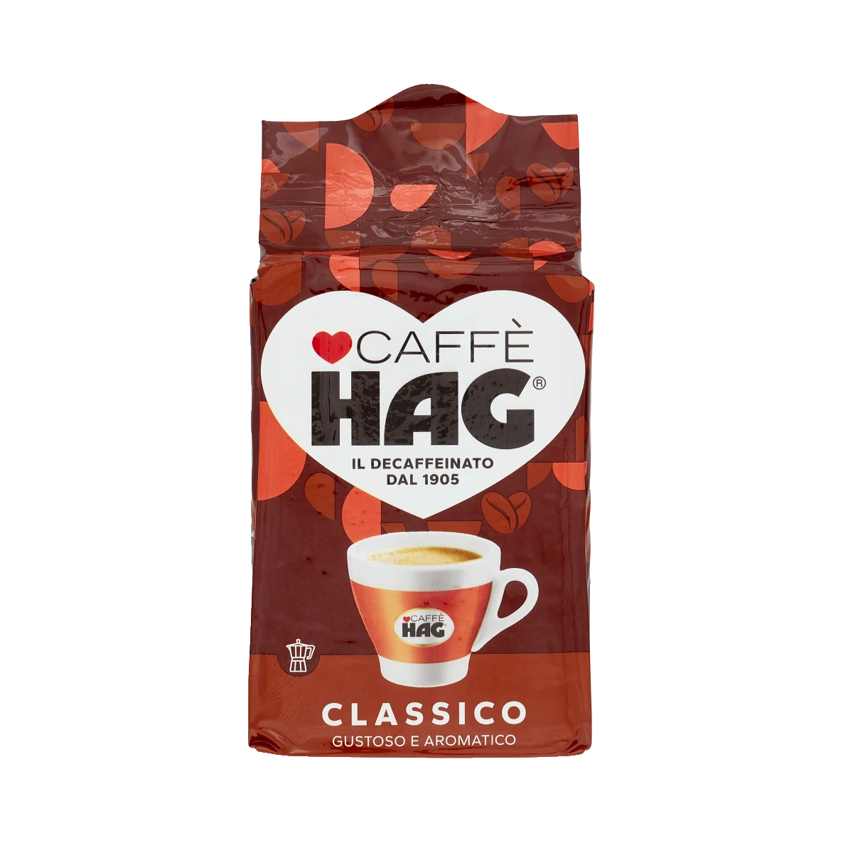Caffè Hag Classico Gemalen Cafeïnevrije Koffie 250 g