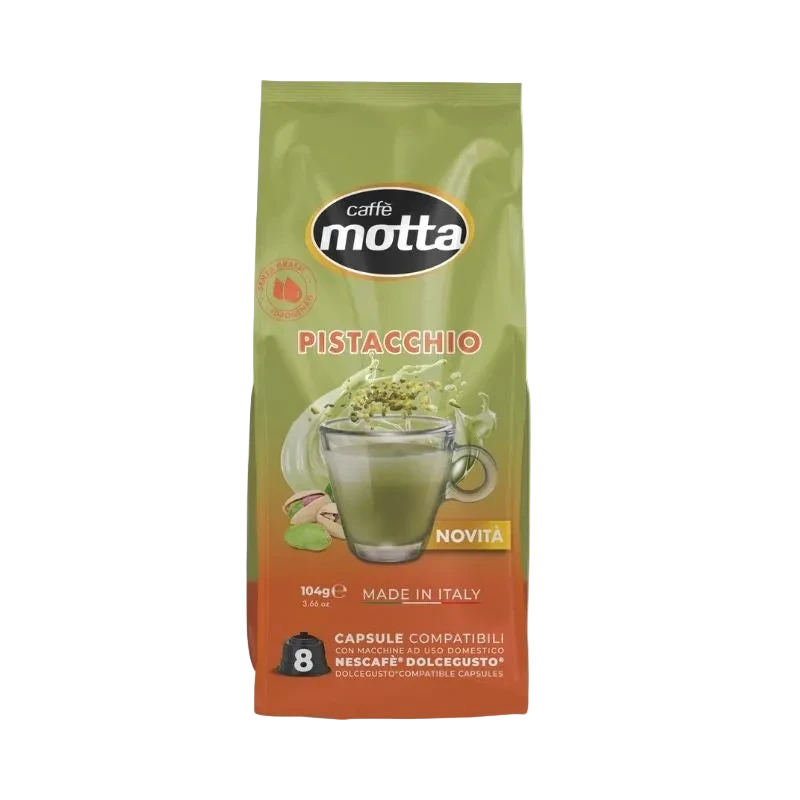 Caffè Motta Pistacchio – Capsule Compatibili Dolce Gusto (8 Capsule) -  - Motta