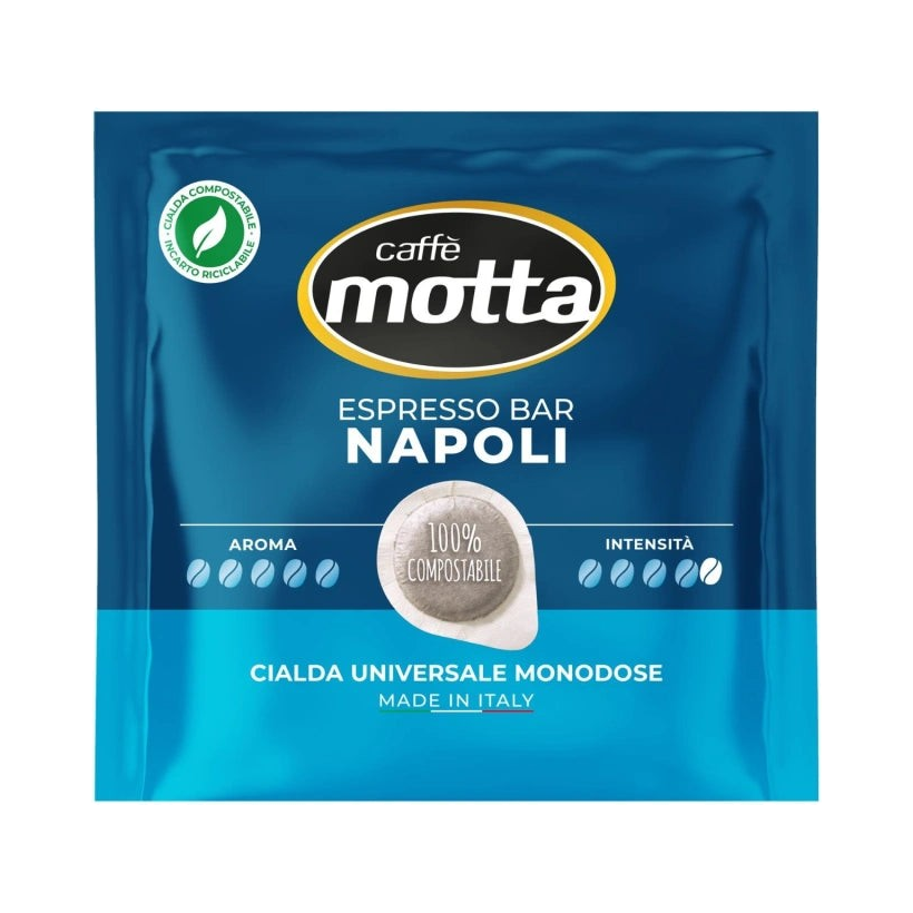Caffè Motta – Cialde Espresso Napoli – 100 pezzi - Koffie - Motta