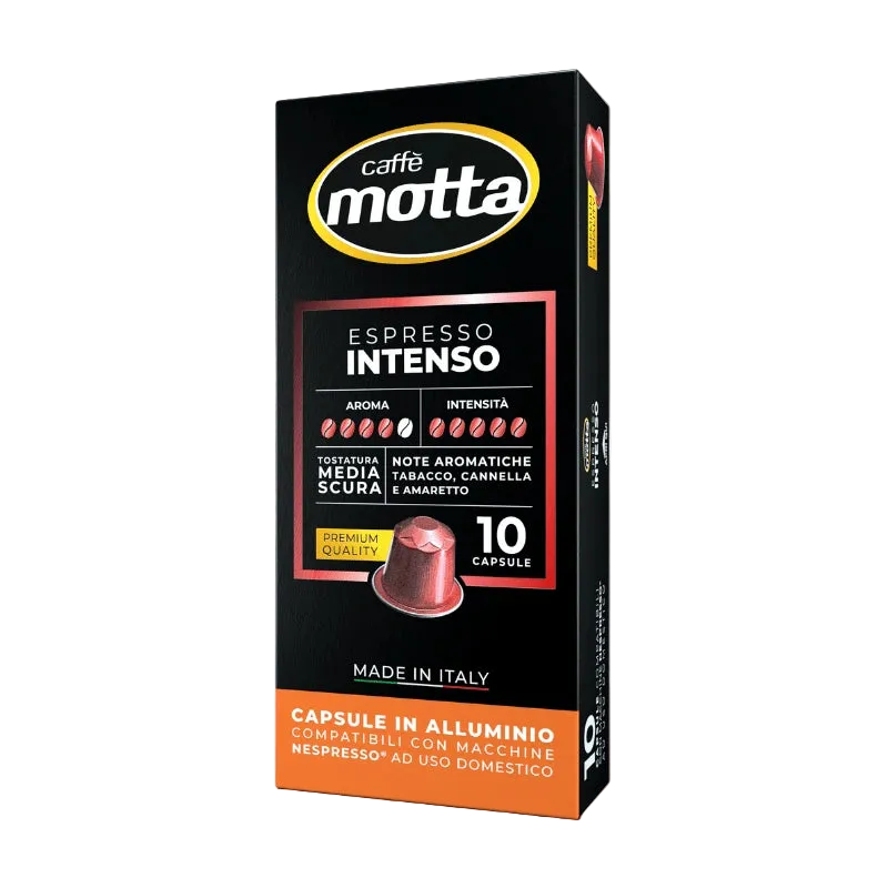Caffè Motta Espresso Intenso – Capsule Compatibili Nespresso (10 Capsule) - Caffè - Motta