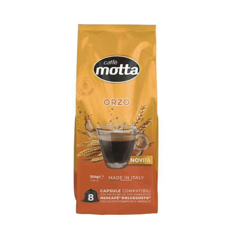 Caffè Motta Orzo – Capsule Compatibili Dolce Gusto (8 Capsule) - Motta