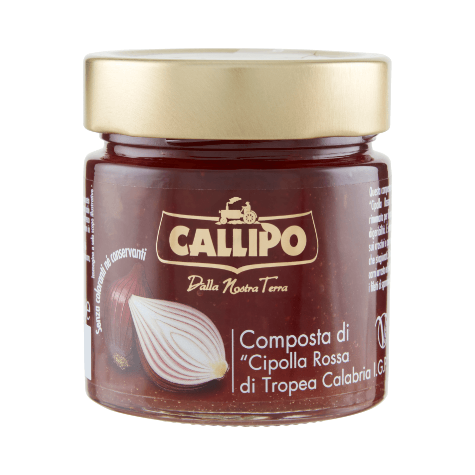 Callipo Composta di Cipolla Rossa di Tropea Calabria IGP 280 g, vaso di vetro