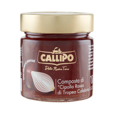 Callipo Composta di Cipolla Rossa di Tropea Calabria IGP 280 g, vaso di vetro