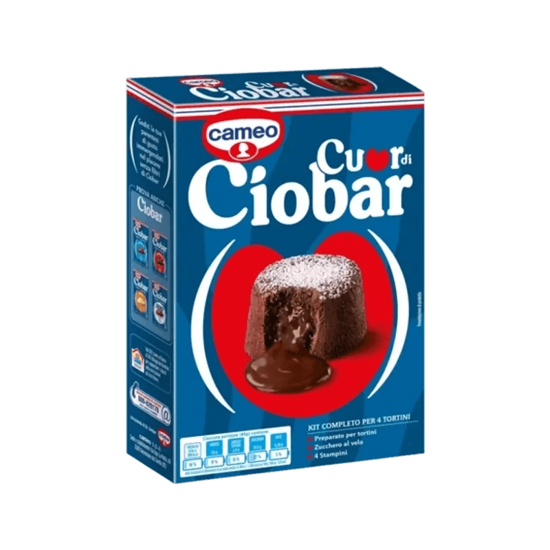 Cameo Cuor di Ciobar chocoladetaartjes 4 stuks 233 g, met vloeibaar hart