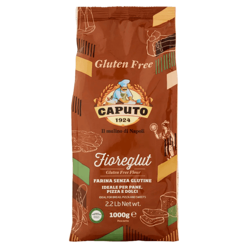 Caputo Farina Fioreglut Senza Glutine 1 kg, miscela senza glutine per pane e pizza