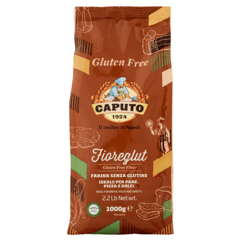 Caputo Farina Fioreglut Senza Glutine 1 kg, miscela senza glutine per pane e pizza