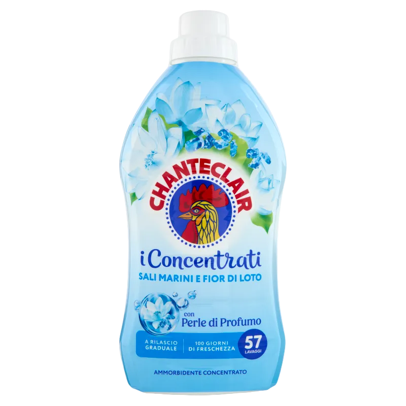 Chanteclair Geconcentreerde Wasverzachter Zeezout en Lotusbloem 1140 ml, fles voor 57 wasbeurten