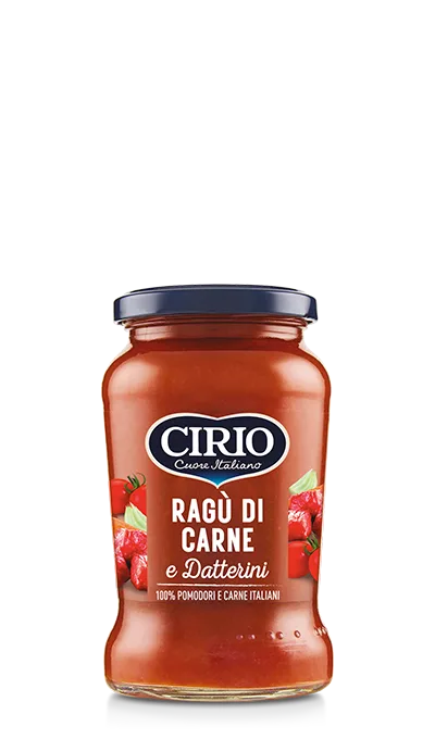 Cirio Ragù Carne e Datterini 190 gr - Pesti e Sughi pronti - Cirio