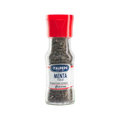 Italpepe Menta in Foglie 9 g, vasetto di vetro con tappo rosso e foglie essiccate