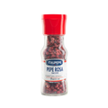Italpepe Pepe Rosa in Bacche 18 g, vasetto di vetro con tappo rosso e bacche rosa intere
