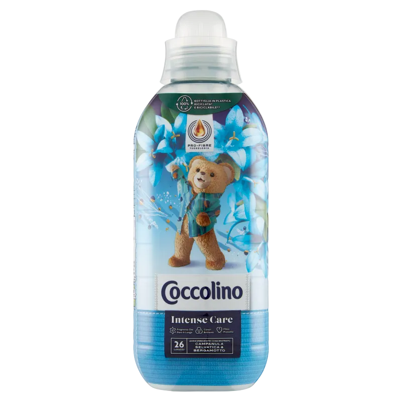 Coccolino Intense Care Campanula Selvatica e Bergamotto 26 wasbeurten, fles geconcentreerde wasverzachter