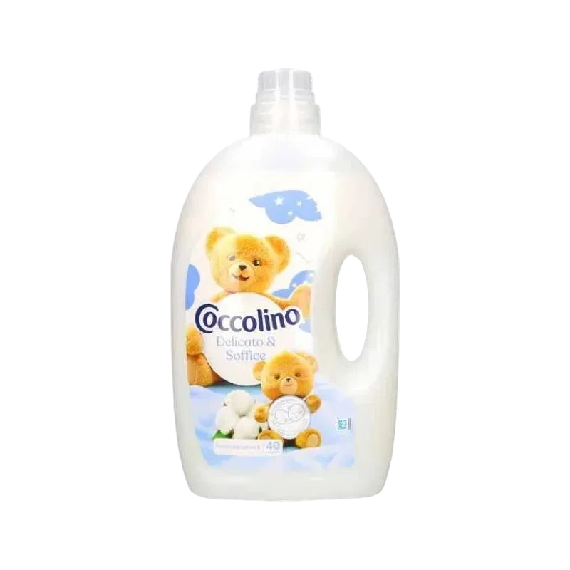 Coccolino Delicato e Soffice 3 L, witte fles wasverzachter voor 40 wasbeurten