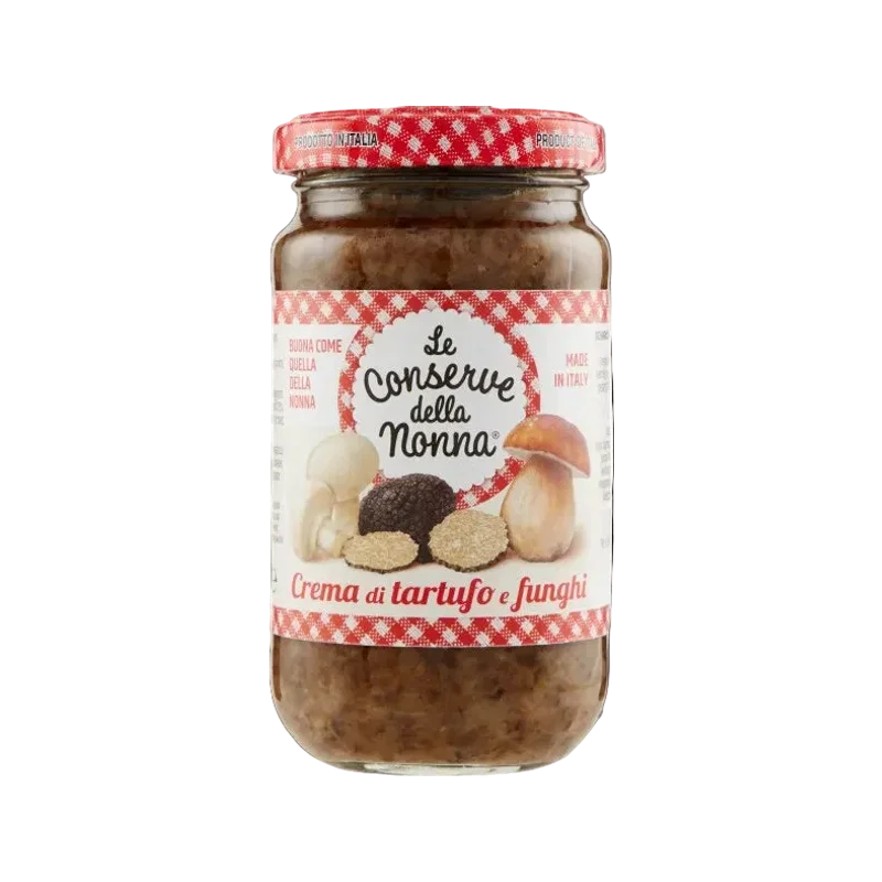 Le conserve della Nonna - Crema di tartufo e funghi 190 gr - Pesti e Sughi pronti - Le Conserve della Nonna
