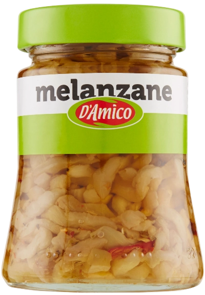 D’Amico Melanzane a Filetti 280g - Sottoli e Sottaceti - D'Amico