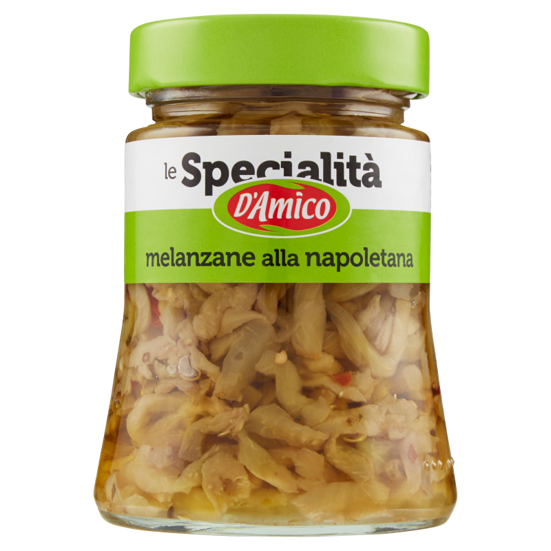 D'Amico Melanzane alla Napoletana sott'olio - 280 gr - Sottoli e Sottaceti - D'Amico