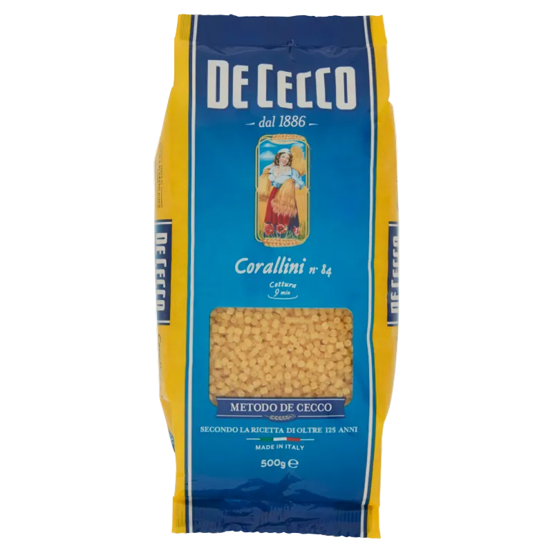 De Cecco Corallini n. 84 500 g, fijne soeppasta van griesmeel