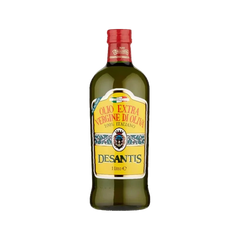Desantis Olio Extra Vergine di Oliva 100% Italiano 1 L, bottiglia di vetro con capsula rossa