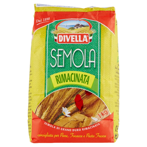 Divella Semola Rimacinata di Grano Duro 1 kg - Farine e Griesmeel - Divella