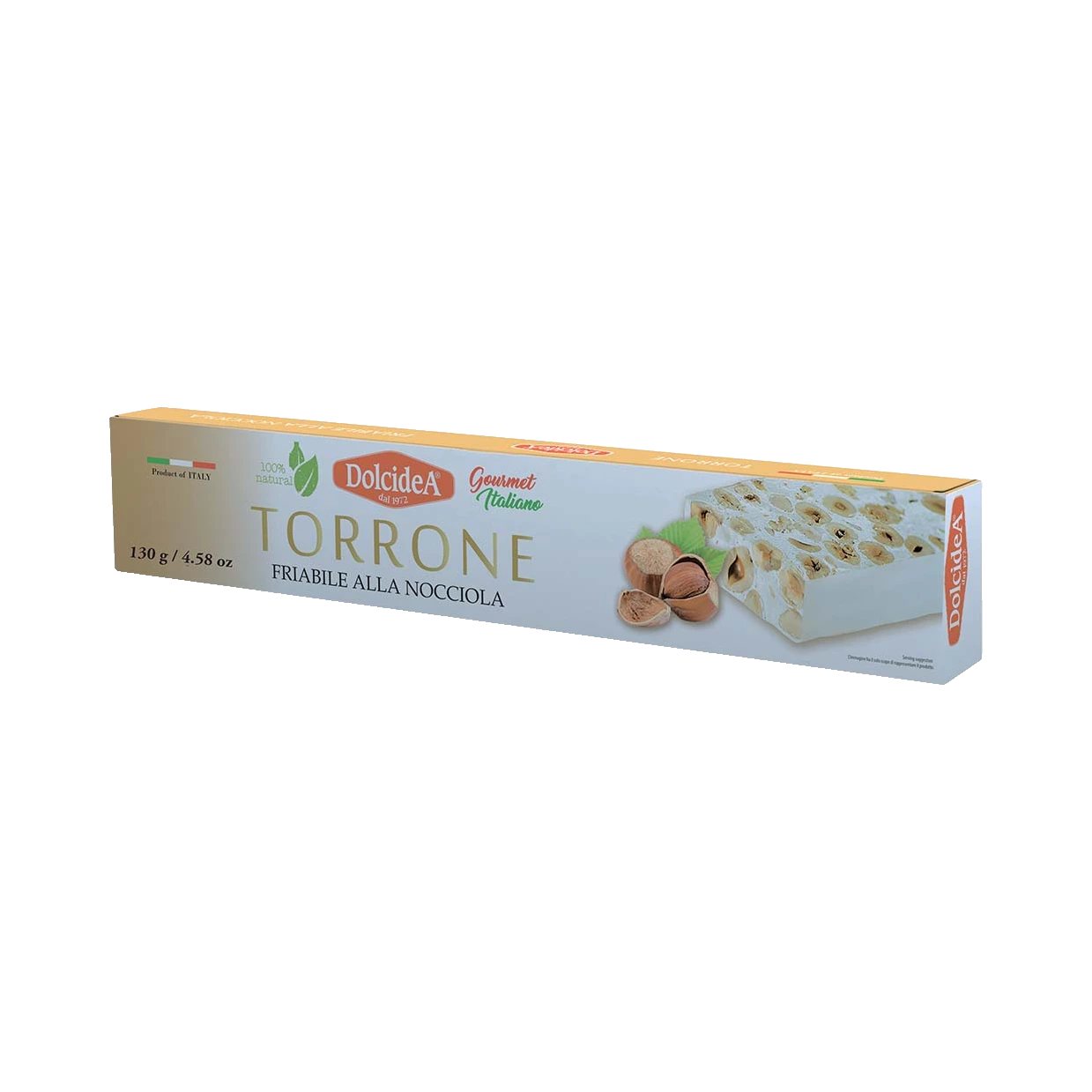 Dolcidea Torrone Friabile alla Nocciola krokante noga 130 g
