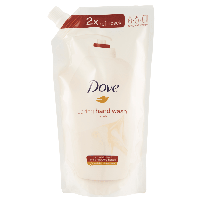 Dove Sapone Liquido Mani Silk Ricarica - 500 ml - Bagnoschiuma e Shampoo - Dove