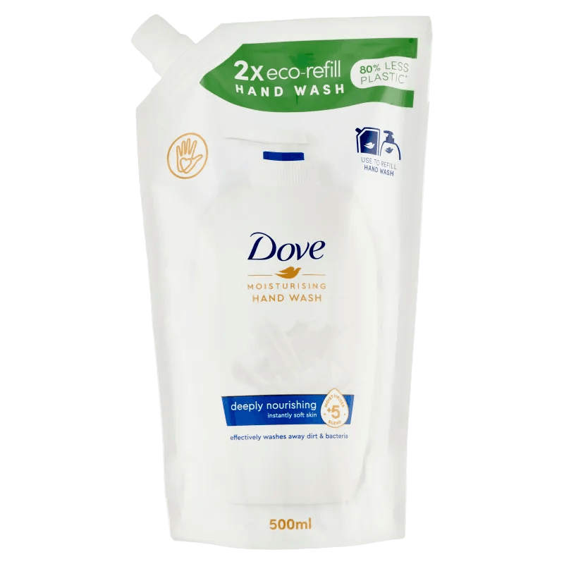 Dove Sapone Liquido Mani Original Ricarica - 500 ml - Bagnoschiuma e Shampoo - Dove