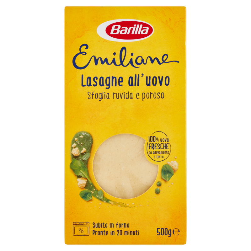Barilla Emiliane Lasagne all' Uovo 500 gr - Spesa da Antonio