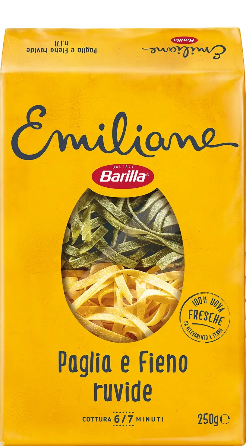 Barilla Emiliane Paglia e Fieno Ruvida – 250 g - Pasta - Barilla