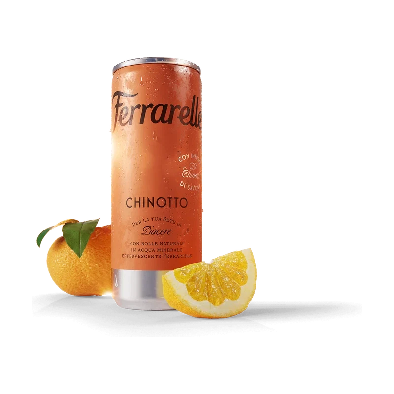 Ferrarelle Chinotto Lattina - 330 ml - Dranken - Ferrarelle