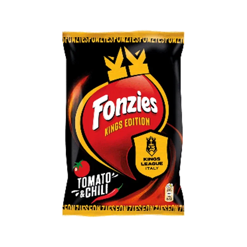 Fonzies Kings Tomato Chili - 100 gr - Patatine e Snack - Fonzies