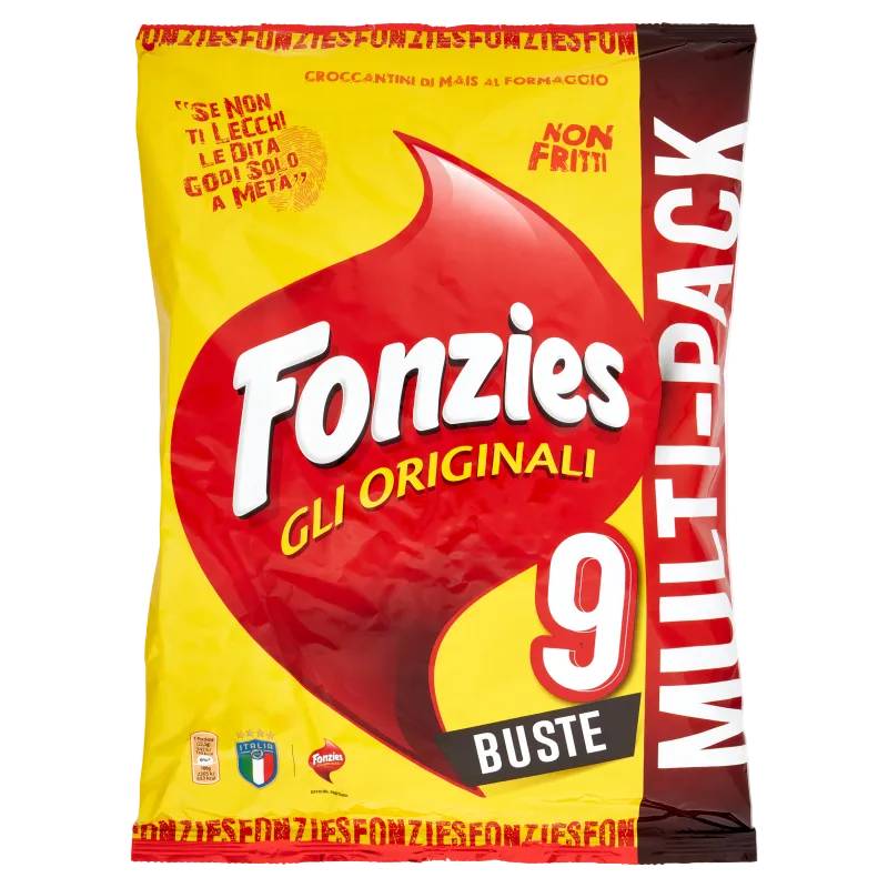 Fonzies Original Kaassnack – Multipack 9 Zakjes (212 g)