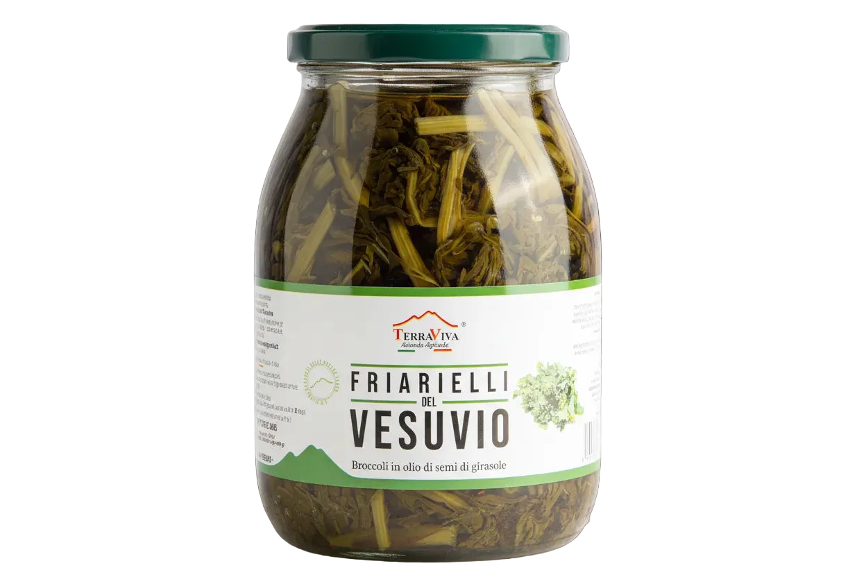 Friarielli del Vesuvio in olio – 1kg - Conserve - Terra Viva