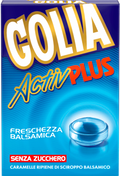 Golia Activ Plus Senza Zucchero – Caramelle Balsamiche Mentolo ed Eucaliptolo -  - Golia