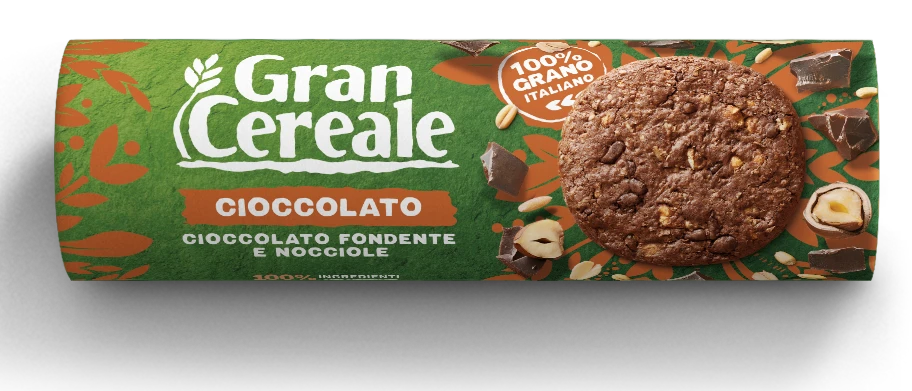 Gran Cereale Biscotti al Cioccolato Fondente e Nocciole 230 gr - Biscotti - Mulino Bianco