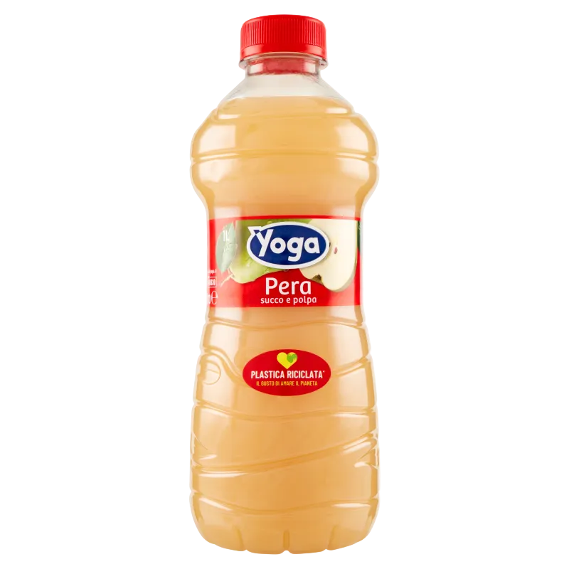 Yoga Peer 1 L, PET fles met perensap en vruchtvlees