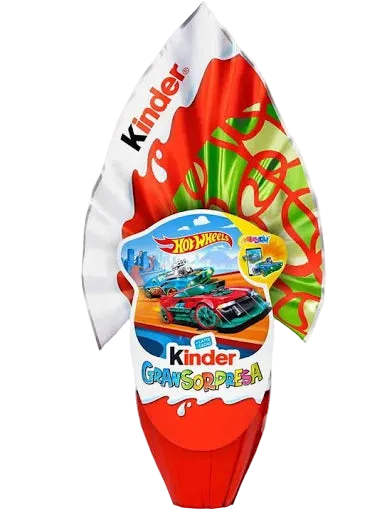 Uovo Kinder Gran Sorpresa Hot Wheels 150 gr -  - Kinder