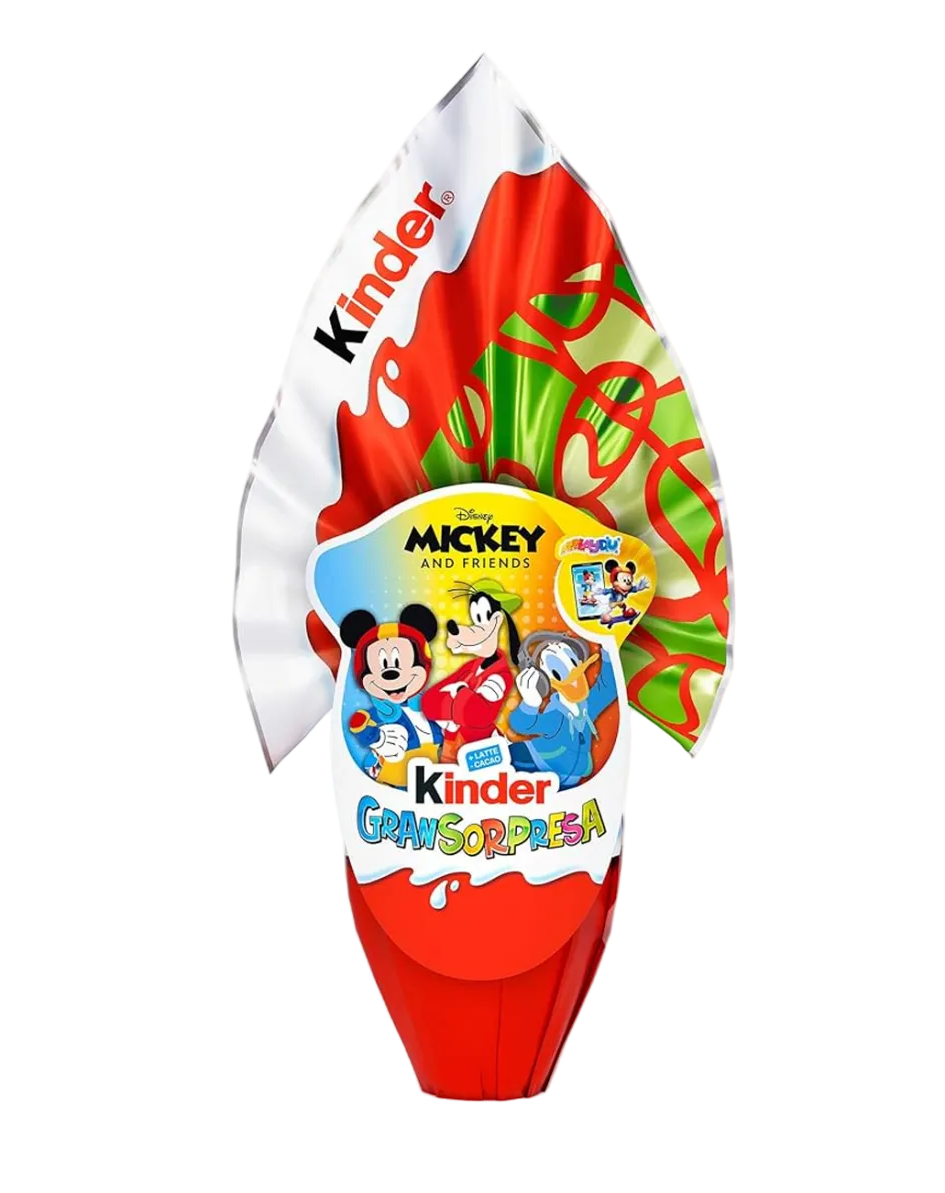 Uovo Kinder Gran Sorpresa Disney Mickey and Friends 150 gr -  - Kinder