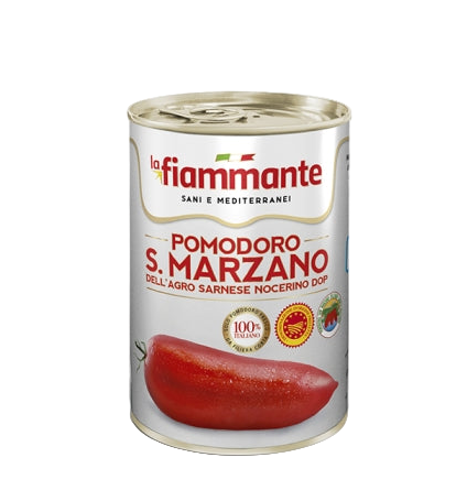 La Fiammante Pomodori San Marzano DOP 400 gr - Passate e Pomodori in scatola - La Fiammante