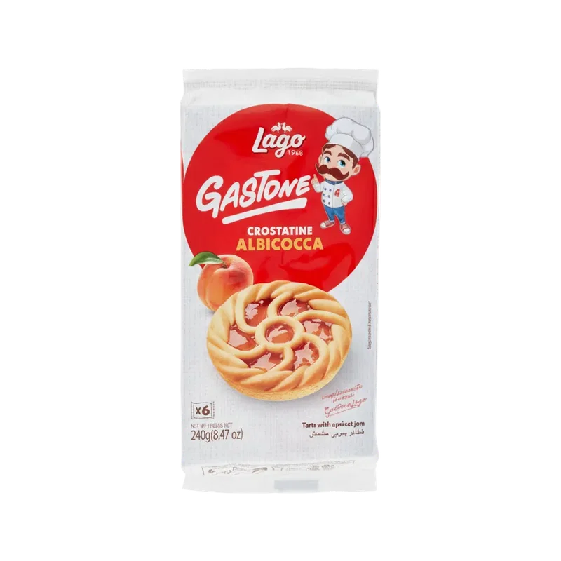 Lago Crostatine Albicocca 240 gr - Merendine - Lago