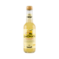 Lurisia Limonata 275 ml, glazen flesje met geel etiket en citroenen