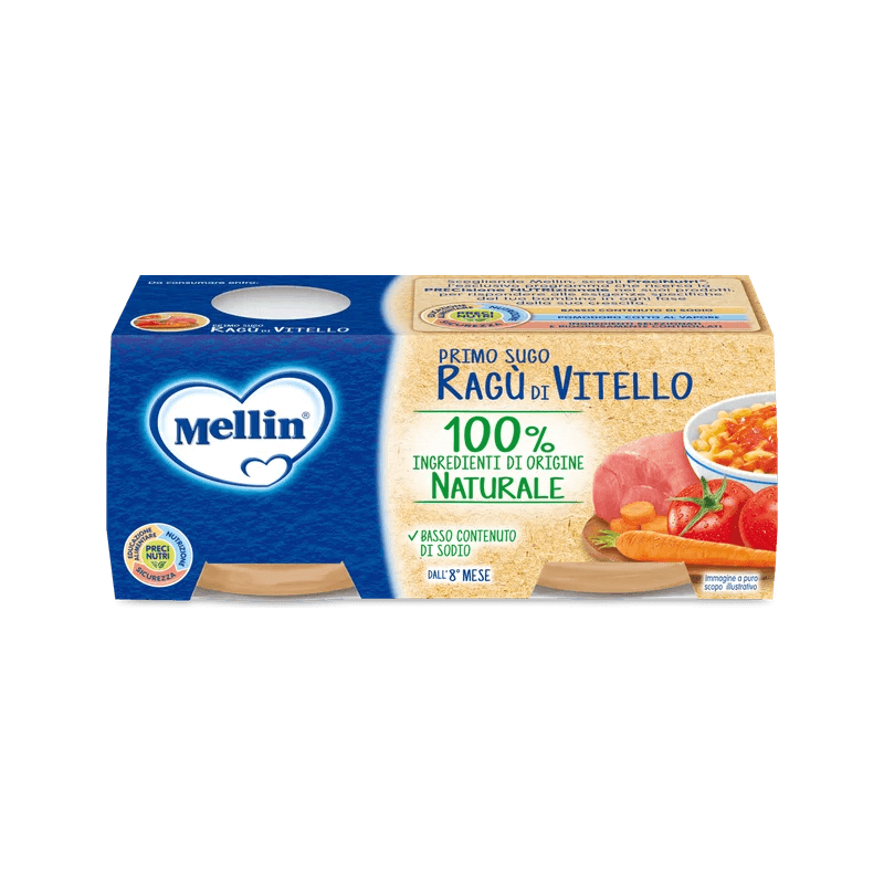 Ragù di Vitello Mellin 2x80 gr - Mellin