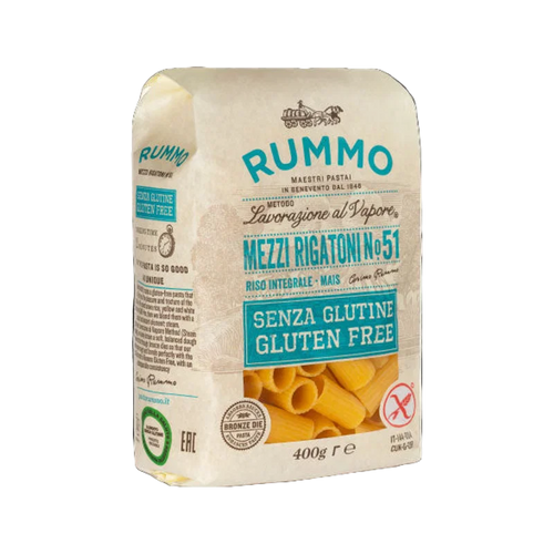 Rummo Mezzi Rigatoni Senza Glutine N°51 400g - Pasta - Rummo