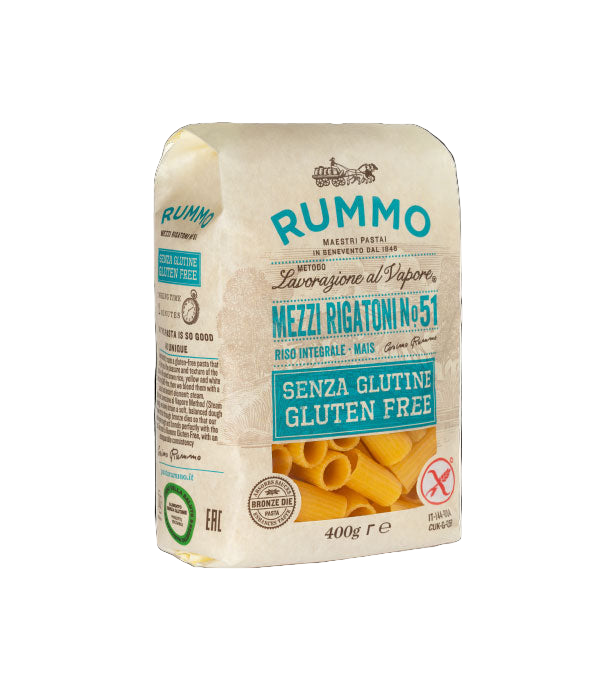 (Arrival Date 12/11) Rummo Mezzi Rigatoni Senza Glutine 400 gr - Pasta - Rummo