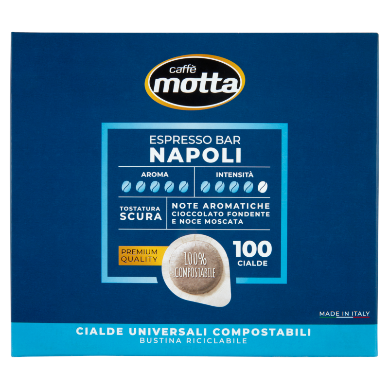 Caffè Motta – Cialde Espresso Napoli – 100 pezzi - Caffè - Motta
