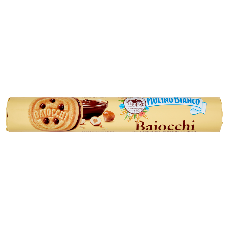 Mulino Bianco Baiocchi alla Nocciola Tubo 168 gr - Biscotti - Mulino Bianco